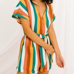 Postcard From Paradise Romper by Luca And Grae